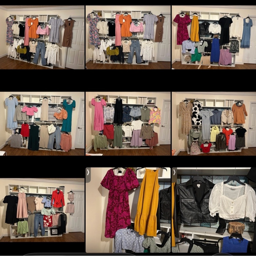 HUGE WOMEN'S CLOTHING BUNDLE Lot 105 items "LESS THAN $5.80 A PIECE"Nice Brands